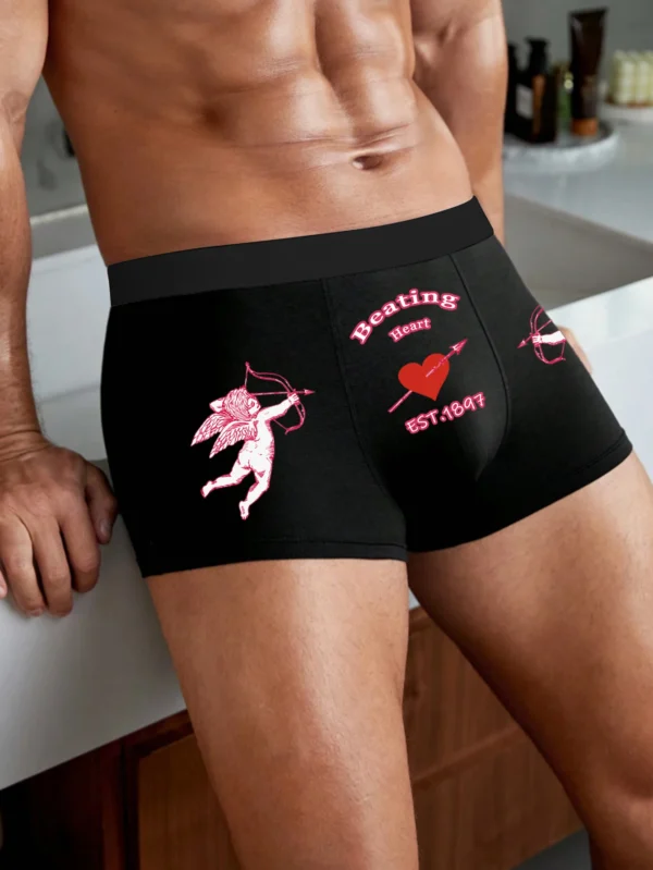 Boxer Briefs Breathable Underpanties Black Boxer - Image 2