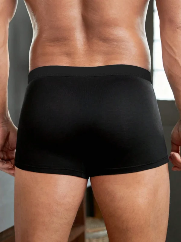 Boxer Briefs Breathable Underpanties Black Boxer - Image 3