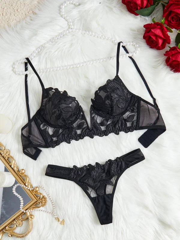 Sexy Nighty Fancy V Underwear Brief Set - Image 2